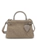 Les Visionnaires Issac Weave Handtasche Leder 31 cm in mushroom