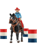 Schleich Farm World Barrel Racing mit Cowgirl in Mehrfarbig ab 3 Jahre