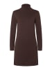 More & More kurzes, feminines Strickkleid in espresso brown
