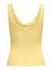 JDY Tanktop 'Nanna Scallop' in Gelb