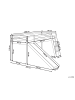 Beliani Hochbett STAPLE in Braun - (W) 227 x (H) 110 x (L) 208 cm