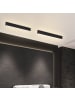 ZMH LED Deckenleuchte in schwarz 17W Modern Dimmbar L 53.6CM Lang Bürolampe