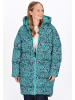 myMo Women Coat in turquoise multicolor