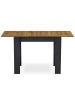 B&D Home Ausziehtisch LIVIUS in Natureiche-Schwarz
