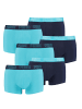 Puma Boxershorts PUMA BASIC TRUNK 6P in 005 - Aqua / Blue