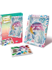 Lansay COLLECTION SEQUINS Delfin Paillettenbild Bastelset 7+ Glitzermosaik