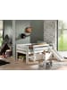 58 aufm Kessel KOJENBETT mit Rutsche Karolina 208x83x175 aus Massivholz in Weiß