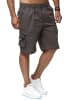 LMC Cargo Shorts Zip Hose 3/4 Schlupfhose Verstellbare Beinlänge in Grau