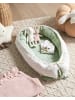 Beliani Babynest EREB in Grün/Weiß - (W) 55 x (H) 15 x (L) 90 cm