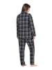 Ulla Popken Pyjama in schwarz