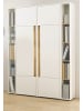 Furn.Design Aktenschrank Set 4-teilig grau matt, Eiche 140 cm, Kombination mit 20 Fächern
