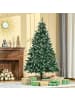HOMCOM Weihnachtsbaum-Ø90 x 180H cm-Grün