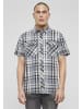 Brandit Short Sleeve Shirt in black/charcoal