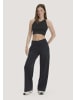 Hessnatur Hessnatur Hose Wide Leg ACTIVE WOOL aus Bio-Merinowolle in schwarz