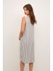 Kaffe Kleid KAmilla Loose fit in Chalk/Black Stripe