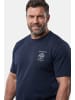 Men Plus Kurzarm T-Shirt in navy blau