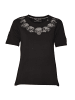 Roberto Geissini Skulls T-Shirt Schwarz