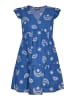 DreiMaster Damen Kleid in Marine Wollweiss