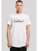 F4NT4STIC Long Cut T-Shirt Looney Tunes Daffy Duck Colour Code in weiß