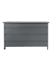 ebuy24 Kissenbox Cassis Grau 160 x 82 cm