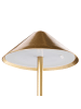 Beliani Tischlampe für den Außenbereich MODJO in Gold - (W) 16 x (H) 30 x (L) 16 cm