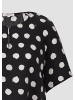 s.Oliver Bluse kurzarm in Schwarz