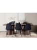 ebuy24 Essgruppe Olivia (7-teilig) Mokka 100 x 210 cm