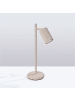 Nice Lamps Tischlampe GLEAM 1 taupe H 43 cm