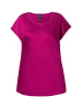 Ulla Popken Blusentop in magenta