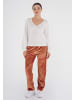 Freshlions Langarmshirt Viveka in white
