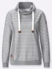 WITT WEIDEN Sweatshirt in steingrau-ecru