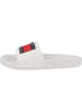 Tommy Hilfiger Badelatschen Tommy Jeans Flag Pool Slide in creme