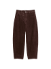 Marc O'Polo DENIM Cordhose Model Airin barrel leg in Espresso Brown