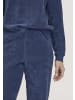 Hessnatur Frottee Loungehose in indigo blau