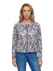 Betty Barclay Shirtjacke mit Rippenstruktur in Dark Blue/Beige