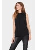 SAINT TROPEZ Ärmellose Bluse AileenSZ Gerade Passform in Black
