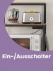 VASAGLE Küchenregal Barnet in Braun-Schwarz - (B)60 x (H)170 x (T)40 cm
