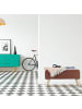 relaxdays Sitzbank in Weiß - (B)79,5x (H)39,5 x (T)39,5 cm