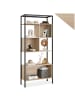 tectake Standregal, inklusive Kippschutz, 75 x 31 x 170,5 cm