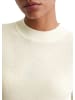 Marc O'Polo Kurzarm-Strickpullover shaped in creamy white