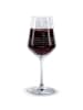 Mr. & Mrs. Panda glas für rotwein Hahn Korn mit Spruch in Transparent
