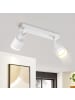 ZMH Deckenleuchte in Weiß Modern 2-flammige GU10 Deckenspot Schlafzimmerlampe