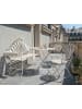 Beliani 4-tlg Bistro Set PAVIA in Weiß