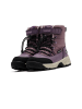 Hummel Klettverschluss Stiefel Snow Boot Draußen Kinder in BLACK PLUM