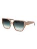 Ana Hickmann Frauen Sonnenbrille Geometrisch Rose