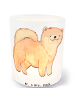 Mr. & Mrs. Panda Windlicht Chow-Chow Moment ohne Spruch in Transparent