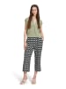 Betty Barclay Schlupfhose mit Bundfalten in Dark Blue/Green