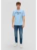 s.Oliver T-Shirt kurzarm in Blau