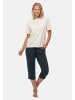Schiesser Schlafanzug Cotton in Blau gepunktet / Creme