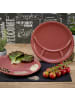 CreaTable 4 er-Set 22925 Universal Fondueteller in Rot